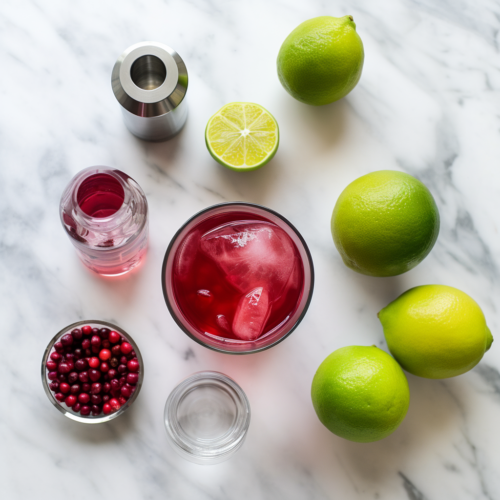 Pomegranate Tequila Spritz - Ingredients