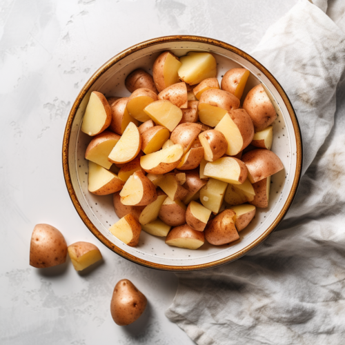 Garlic Rosemary Potatoes - Slice and Dice