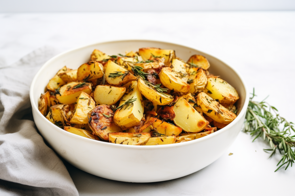 Garlic Rosemary Parmesan Potatoes