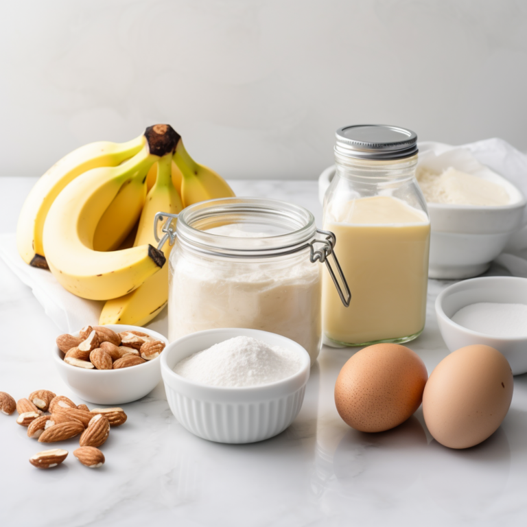 Sourdough Banana Muffins - Ingredients