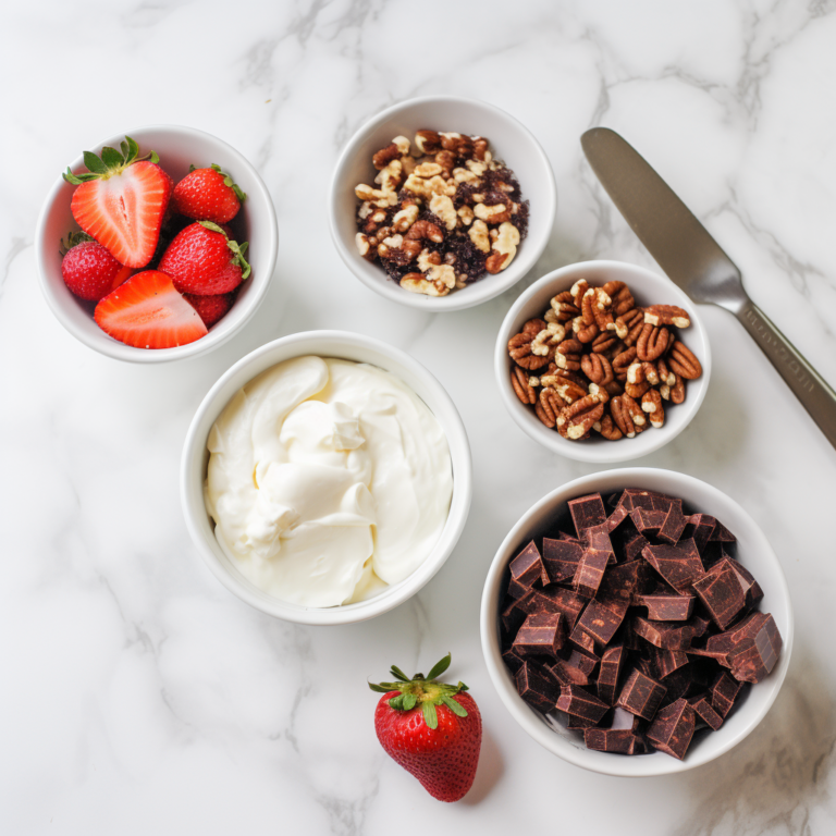 Keto Frozen Yogurt Bark - Ingredients