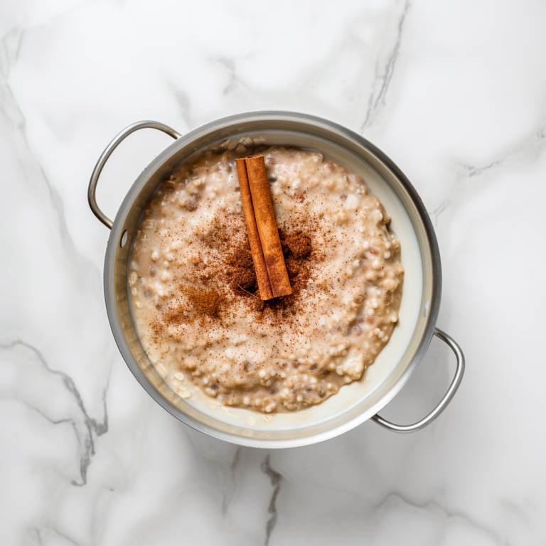 Cinnamon Oatmeal - With Cinnamon Stick