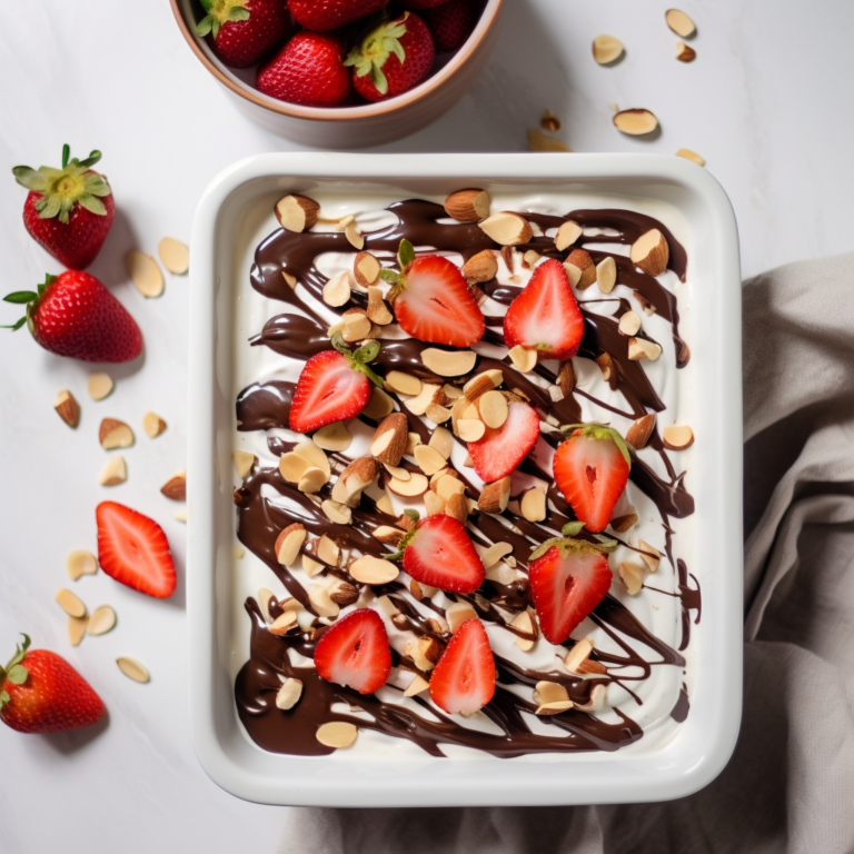 Keto Frozen Yogurt Bark - Baking Sheet