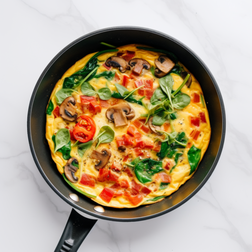 Egg White Frittata - Sauteed