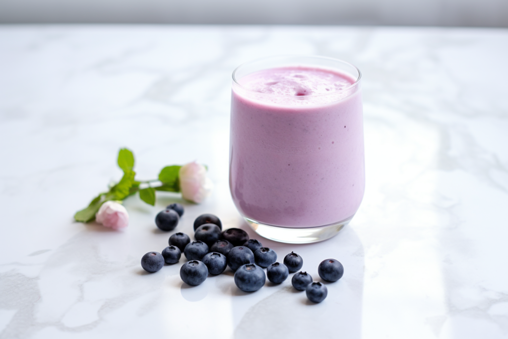 Blueberry Kefir Smoothie