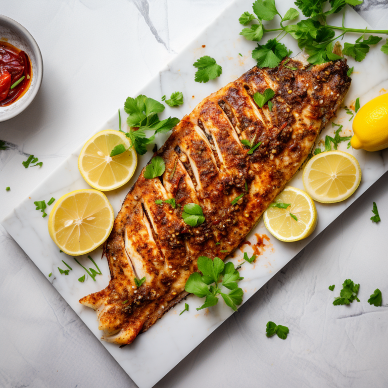 Grilled Haddock: Cajun Spice