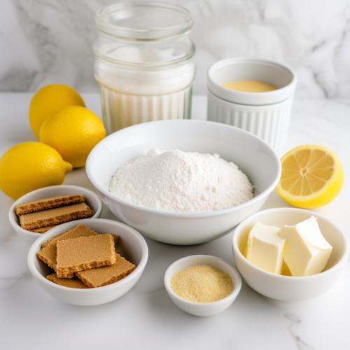 Lemon Lasagna - Ingredients