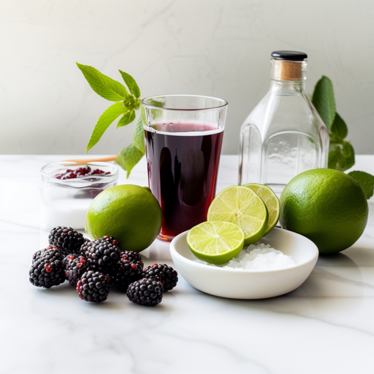 Blackberry Margarita - Ingredients