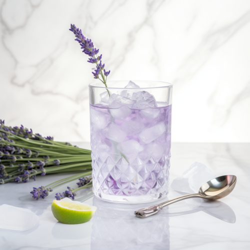 Lavender Margarita - Served